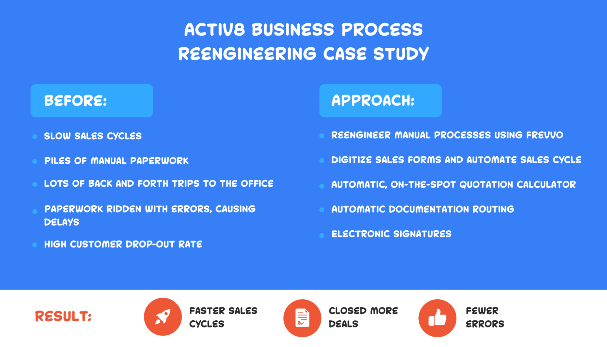 case study on business process reengineering